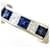 Autre Marque Platinring mit Saphir und Diamant  - Ansicht 2