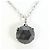 Autre Marque Collana in platino con diamante nero