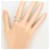 Autre Marque Platinring mit Diamant - Ansicht 7