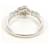 Autre Marque Platinring mit Diamant  - Ansicht 4