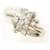 Autre Marque Platinring mit Diamant  - Ansicht 1