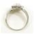 Autre Marque Platinring mit Diamant  - Ansicht 3