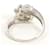 Autre Marque Platinring mit Diamant  - Ansicht 4