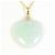 Autre Marque 14K Gelbgoldhalskette mit Jadeit Golden