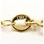 Autre Marque 14K Gelbgoldhalskette mit Jadeit Golden - Ansicht 4