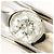 Autre Marque PT850 Platinring mit Diamant - Ansicht 2