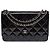 Borsa CHANEL Wallet on Chain in Pelle Nera - 103550 Nero