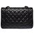 CHANEL Timeless/Classique Tasche aus schwarzem Leder - 103543 - Ansicht 3