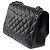 CHANEL Timeless/Classique Tasche aus schwarzem Leder - 103543 - Ansicht 5