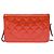 Borsa CHANEL Wallet on Chain in Pelle Arancione - 103541 - vista 3