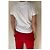 Red Valentino "Follow Me Now" T-Shirt Weiß Rot - Ansicht 5