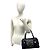 Loewe Anagram Logo Lederhandtasche mit Besatz Schwarz - Ansicht 2