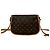 Borsa a tracolla Louis Vuitton Menilmontant PM in pelle monogramma Marrone - vista 3