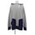 Autre Marque Loopwheeler Hoodie Braun Marineblau  - Ansicht 1