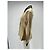 Veronica Beard Beige Jacke mit Lederkragen - Ansicht 4