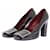Yves Saint Laurent Escarpins en cuir vernis Noir  - vue 1