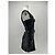 Zara Lederkleid schwarz midi - Ansicht 3