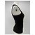 Lacoste Canotta nera a coste Nero - vista 3