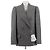Acne Blazer de lana pata de gallo Gris