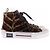 Dior Sneaker aus braunem Kunstpelz - Ansicht 2