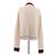 Chanel Cardigan creme mit rotem Kragen S Beige - Ansicht 2