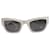 Versace Medusa Studded Sonnenbrille Weiß Gold hardware  - Ansicht 1