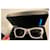 Versace Medusa Studded Sonnenbrille Weiß Gold hardware  - Ansicht 3