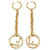 Orecchini Fendi Chain Stud D'oro  - vista 1
