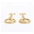 Orecchini Fendi Chain Stud D'oro  - vista 3