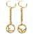 Orecchini Fendi Chain Stud D'oro  - vista 6