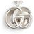 Collana Gucci 770724 Double G Argento