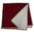 Hermès Sciarpa in cashmere Carre Geant Hermes Bordò Bianco sporco  - vista 2