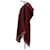 Hermès Sciarpa in cashmere Carre Geant Hermes Bordò Bianco sporco  - vista 4
