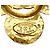 Spilla Chanel Vintage Coco Mark Motivo Floreale D'oro - vista 5