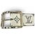 Louis Vuitton MP010V Gürtel Reverso Leather Belt Roh Marineblau - Ansicht 5