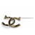 Chanel Coco Mark Strass-Brosche Schwarz Golden  - Ansicht 5
