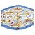 Hermès HERMES Carre 90 Escales Mediterraneennes Sciarpa in seta Blu - vista 3