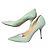 Jimmy Choo Décolleté in pelle blu verde Verde chiaro Blu chiaro