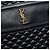 Borsa a tracolla Victoire in agnello trapuntato nero Saint Laurent - vista 4