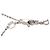 Collana con pendente Cuore e Freccia I Love Dior in ottone argentato Dior Argento - vista 5