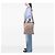 Borsa a tracolla Prada in tela beige Canapa con logo - vista 6
