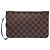 Louis Vuitton Brown Damier Ebene Neverfull MM Pouch