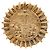 Spilla Chanel Gold Gold Plated Coat Of Arms Medallion Sunburst D'oro