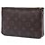 Pochette Louis Vuitton Marrone Monogram Blooming Flowers Double Zip - vista 2