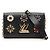 Portafoglio a catena Louis Vuitton Black Epi Mechanical Flowers Twist Nero