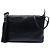 Borsa a tracolla Teen Monogram in pelle nera Saint Laurent Nero