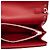 Portafoglio con catena Valentino in pelle colorblock Rockstud Rosso - vista 4