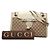 Borsa a tracolla Emily in tela GG beige di Gucci - vista 8