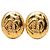 Orecchini a clip ovali Mademoiselle placcati oro Chanel Gold D'oro