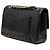 Chanel Black Medium Classic Chevron Lambskin Double Flap Nero - vista 2